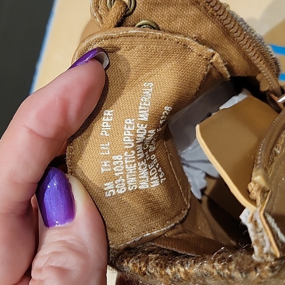 New in Box: ThereAbouts Toddler Girls Lil Piper Memory Foam Stacked Heel Boots - Picture 11 of 13